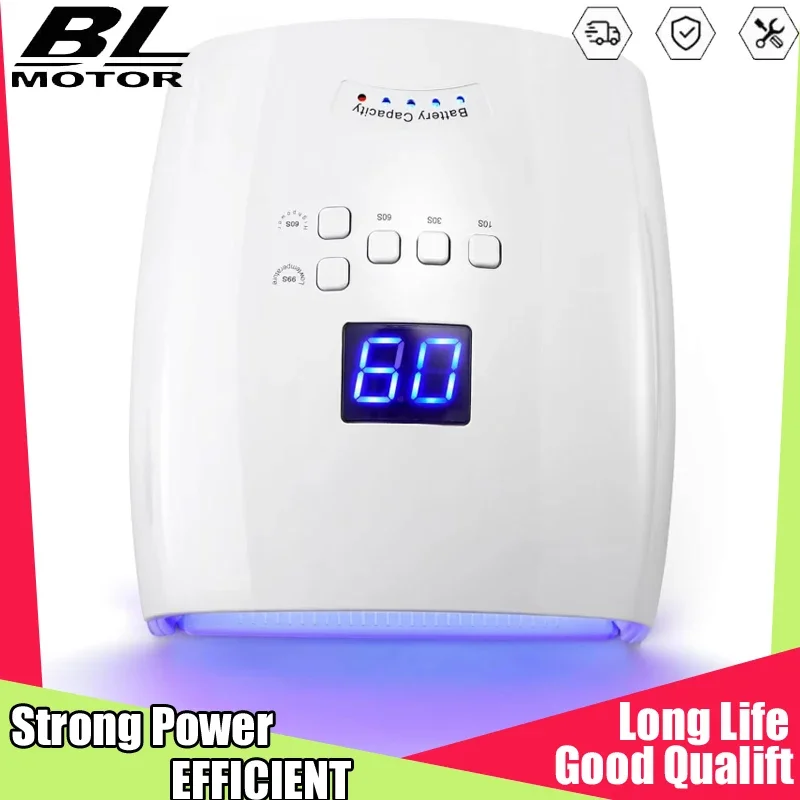 

Hot UV LED Tool Nail Lamp Tool 66W Lamp for Manicure with LCD Screen 4 Timer Settings Nail Art Manicure Rechargeable for Home