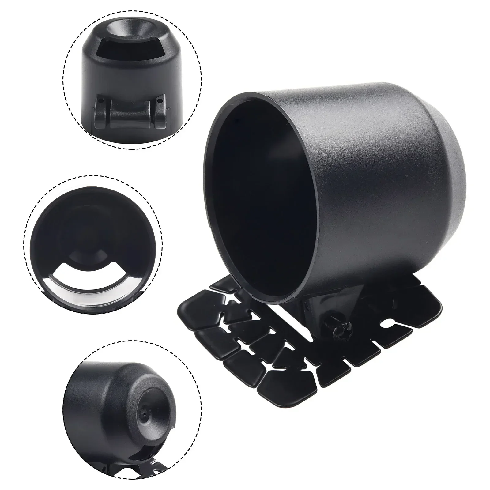Car Single Gauge Meter Cup Pod Holder Dash Mount Bracket Boost 2inch 52mm Plastic Durable For Universal Auto Gauges Trim Parts