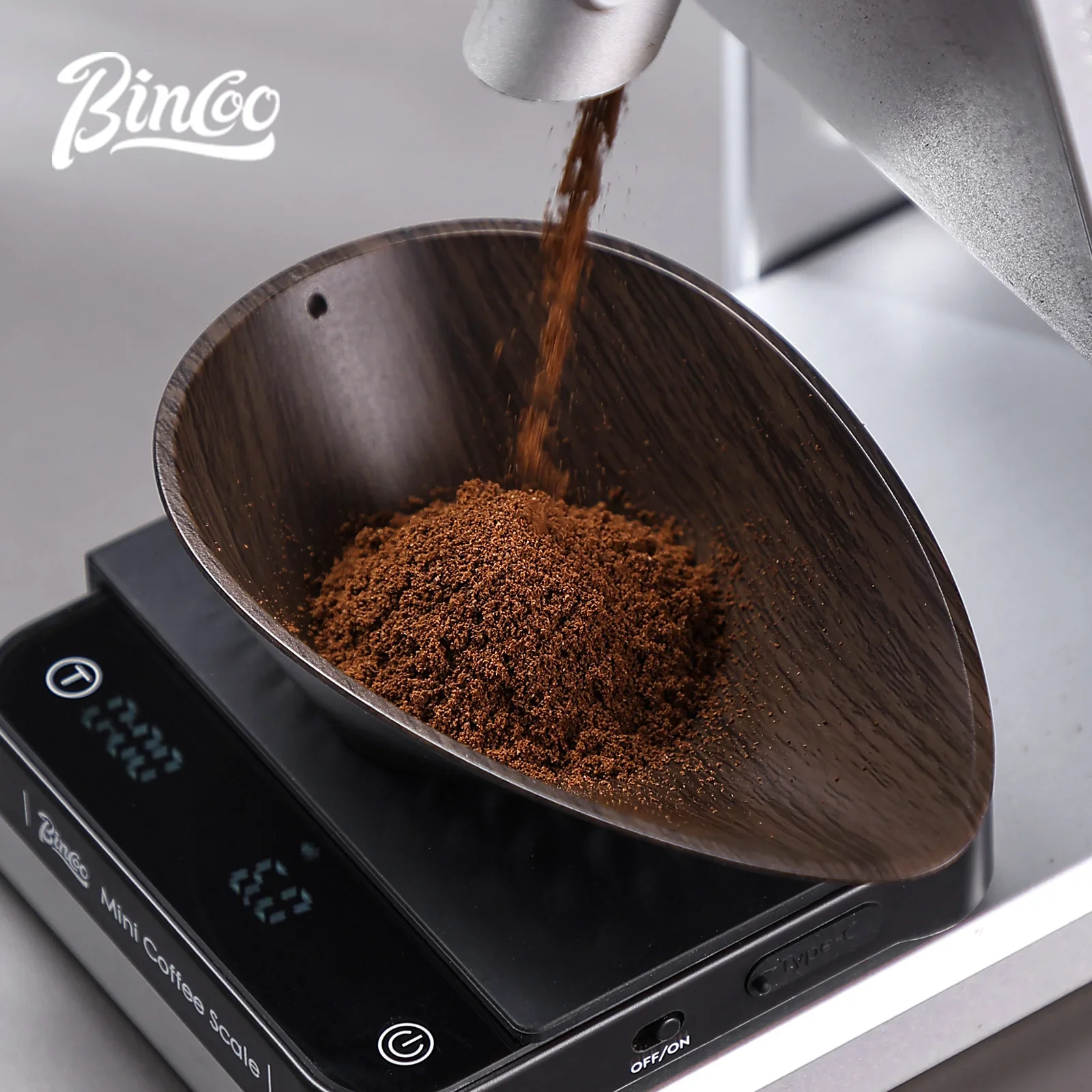 

BINCOO Coffee Beans Dose Trays Weighing Solid Wood Walnut Bean Shovel Scoops Measure Tea Separator Vessel Espresso Barista Tools