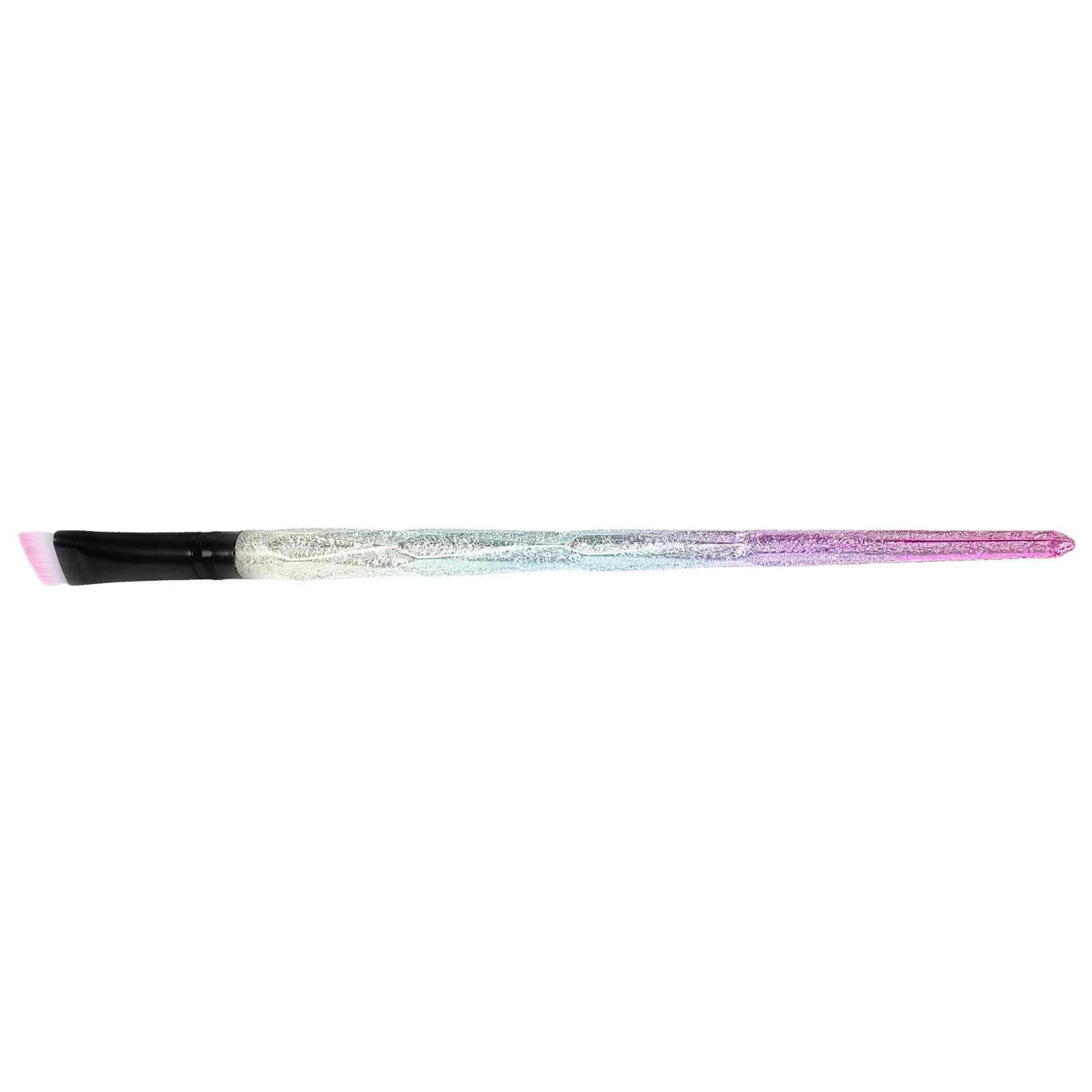 Premium make-upborstel Plastic handvat Nylon borstelharen Poederblushborstel voor dames Professioneel dagelijks gebruik (-055)