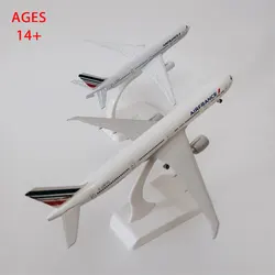 20cm B777 Air France Model Plane 1/400 Scale Metal Airplane Model Diecast Air Plane Model & Wheels Aircraft for Collection