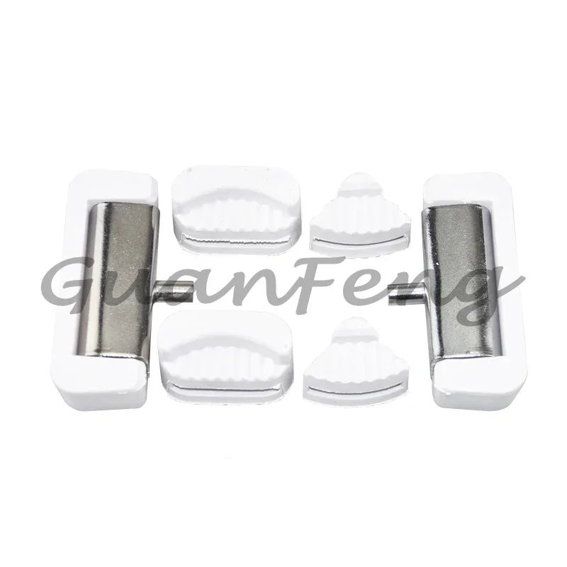 8Pcs Oil Pan Rubber Corner Mount Cushions | Anti-Vibration Four Corner Pads for Synchronous Sewing Machine