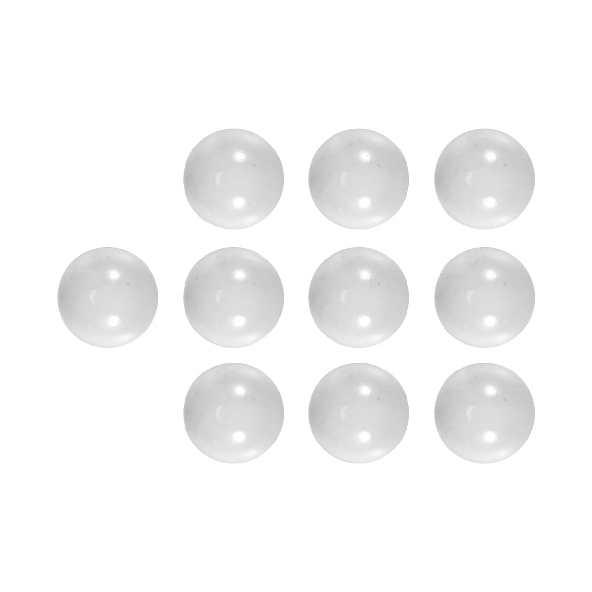 10 Pcs Marbles 16mm glass marbles Knicker glass balls decoration color nuggets toy white