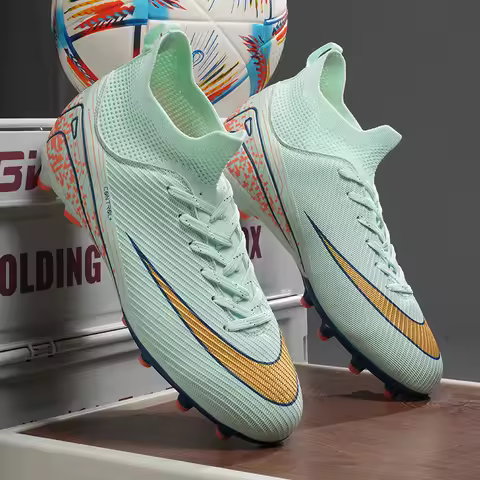 Football Shoes Society Professional Field AG/FG Studded Casual Soccer Shoes Sport Wear Cleats Sneaker Non Slip Football Boots