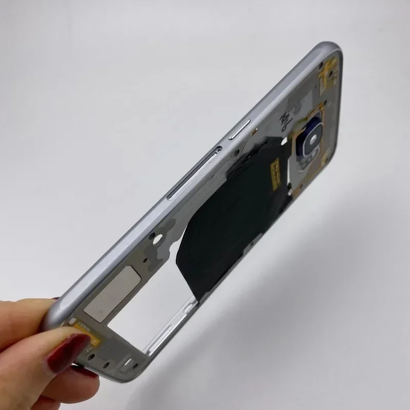 Middle Frame Bezel Housing Chassis for Samsung Galaxy S6 S6 Edge S6 Edge Plus G920F G925F G928F Single Dual SIM with Camera Lens