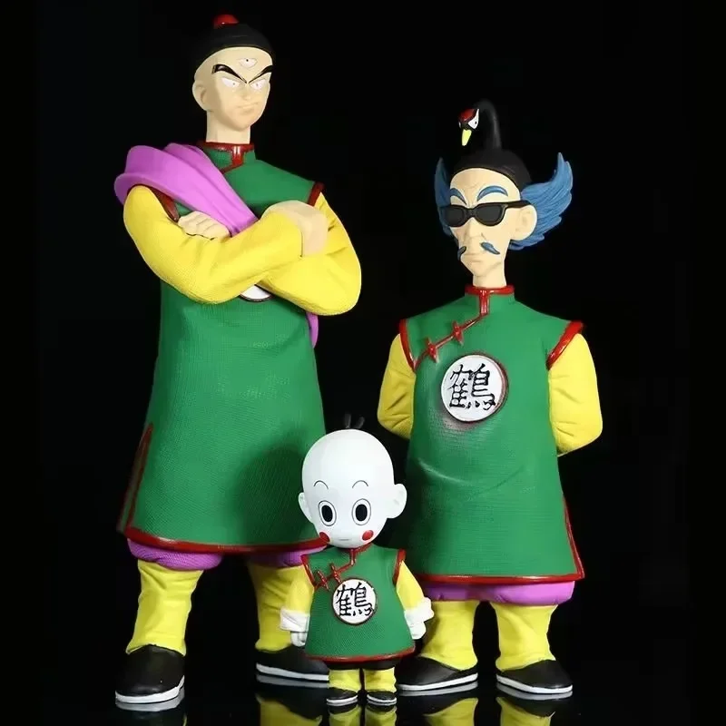 Anime Dragon Ball Z Crane Immortal Chiaotzu Crane School Tien Shinhan Action Figures Pvc Gk Statue Collection Model Toys Gifts