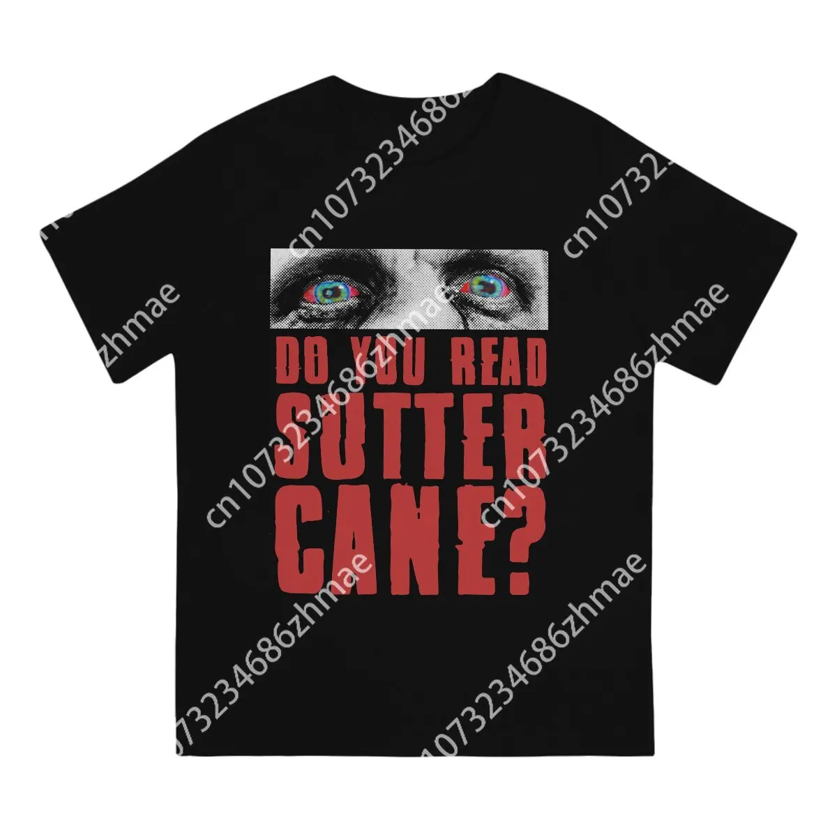 Sutter Cane-Camiseta de Horror terrorífico para hombre, camisa de manga corta de cuello redondo, 100% algodón, divertida, Idea de regalo de alta calidad