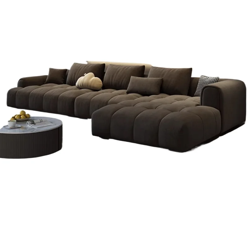 

L-образные диваны для гостиной Европейские двойные минималистичные роскошные диваны Современный дизайнер Divano Letto Matrimoniale Мебель для дома