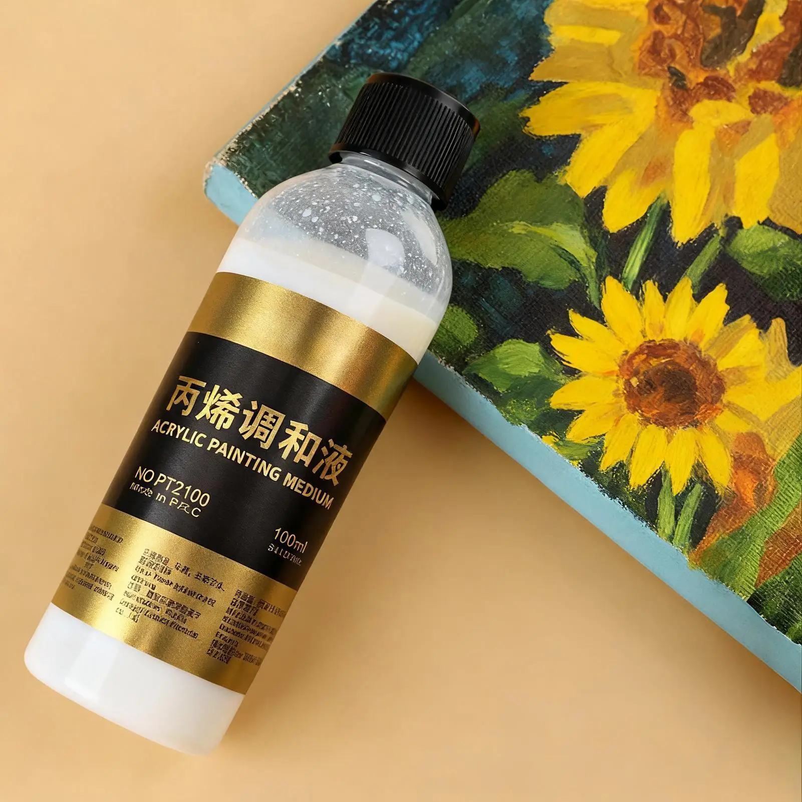 Acrylic Paint Special Blend Liquid Water Powder Diluent Acrylic Pigment Dilute Chroma Medium Art Supplies 100ml