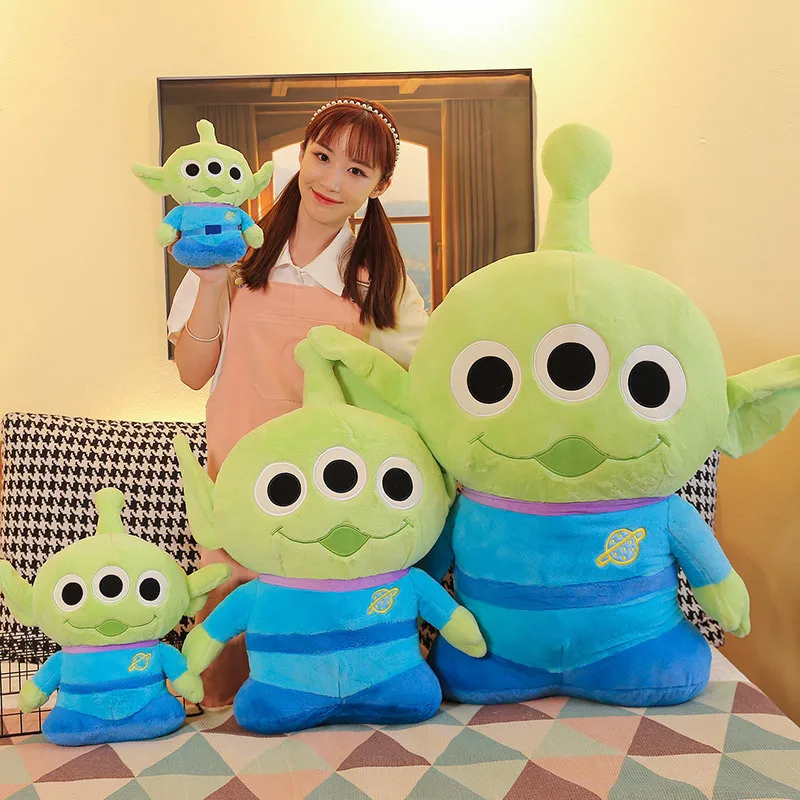 New Disney Three Eyed Monster Plush Toy Anime Story Alien Character Model Three Eyed Monster Doll Cute Christmas Birthday Gift