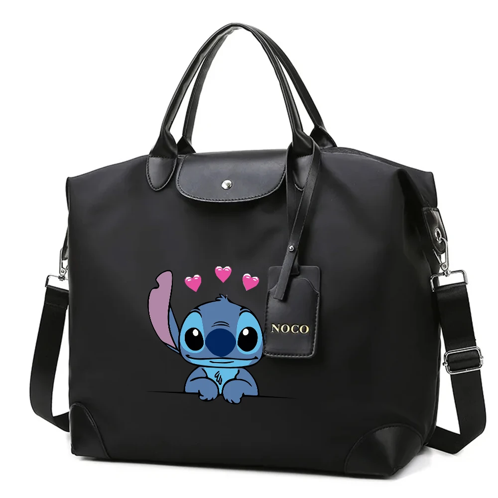 Lilo & Stitch Ladies Travel Bag Large Capacity Women\'s Handbag Crossbody Waterproof Fashion Gym Bag Luggage Bag Shoulderbag Gift