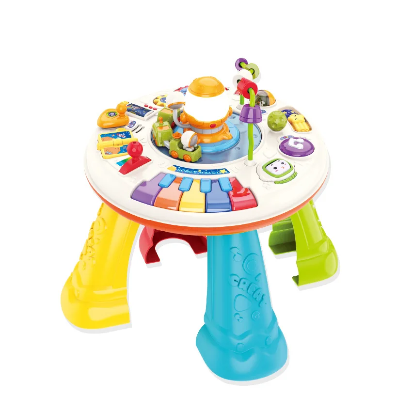 Early Childhood Learning Multi-functional New Baby 1-3 Years Old Early Childhood Game Table Sound and Light Music Toy