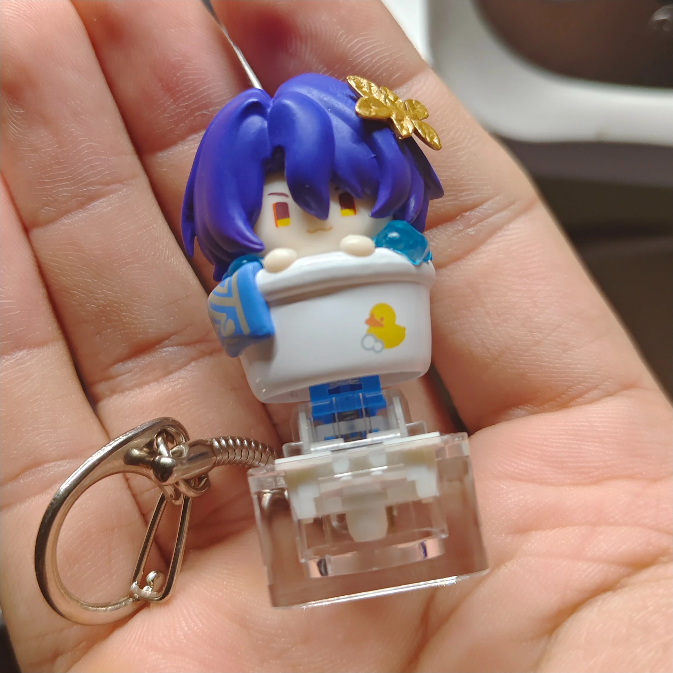 Mihoyo Honkai Star Rail Keycap Blind Box Toy Pendant Custom Anime Acheron Firefly Keycap for Gaming Keyboard PC Gamer Fans Gifts view 4