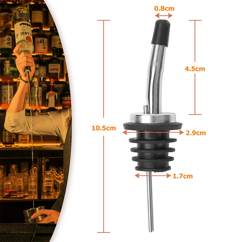 스테인리스 스틸 클래식 병 푸어, 고무 더스트 캡 포함 - Speed Pourer Cap 리뷰 및 가격