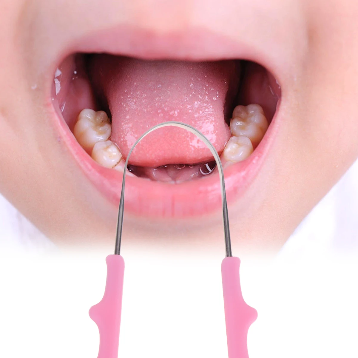 

Tongue Scraper Tongue Cleaner Oral Cleaner Tongue Scraping Tool Oral Cleaning Tool Stainless Steel Tongue Cleaner