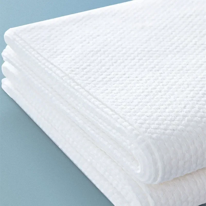 1Pcs/3Pcs/5Pcs Thickened Disposable Bath Towel Super Absorbent Cotton Fabric Cleasing Towel Hotel Supplies Beach Towel