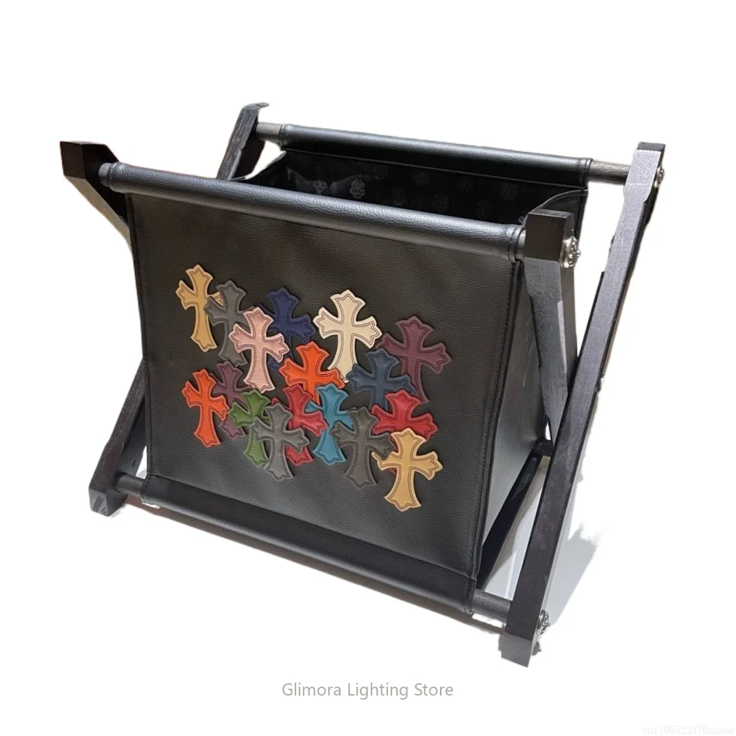 Trendy Five-Point Star Folding Storage Basket for Home Decor, Novelty Collapsible Wicker Organizer for Toys Sundries