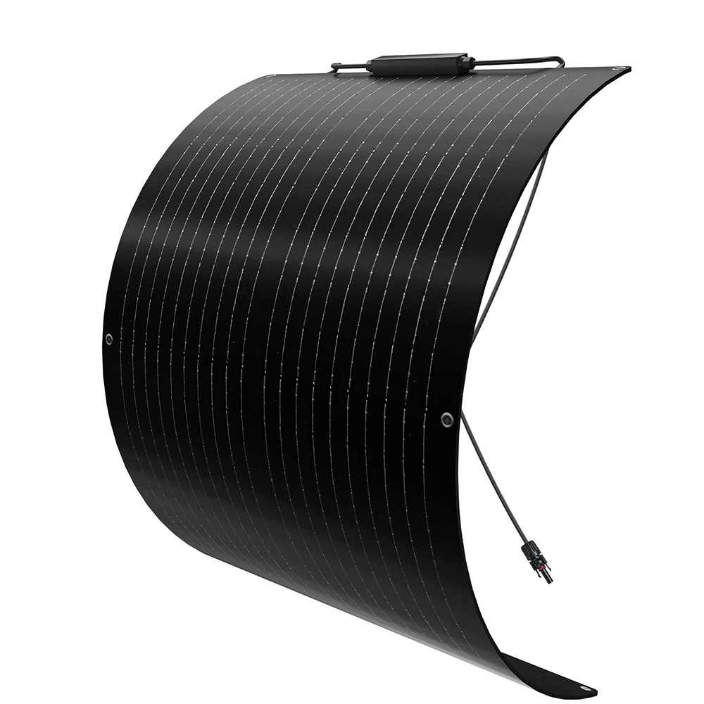 

WUZECK 50W(1-2PCS) 100W Flexible Solar Panel 12V kit System Bendable Cell Solar Battery Camping RV Boat Mobile Power Supplies