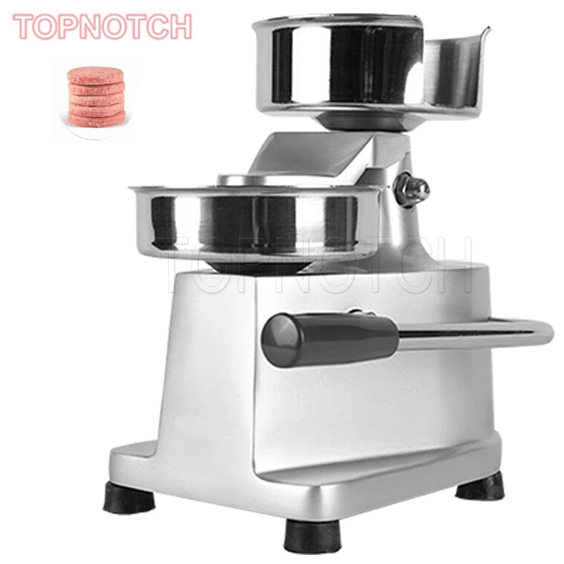 Commercial Hamburger Beef Patty Press Machine Manual Aluminum Alloy Burger Meat Pie Pressing Forming Machine 100MM 130MM 150MM