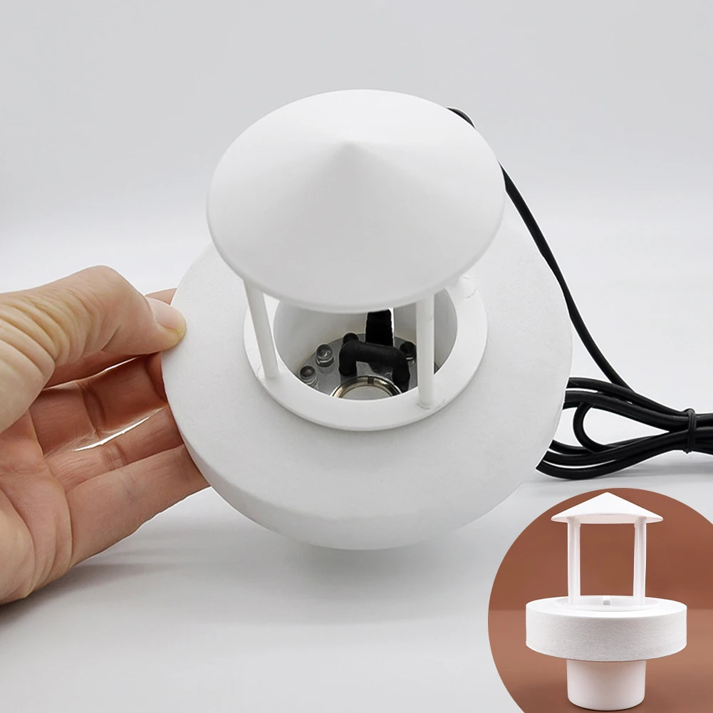 العائمة ضباب موزع صانع ضباب صغير مصباح ليد العائمة البخاخ ABS مبيد نافورة الماء لحمام سباحة صغير بركة خزان الأسماك