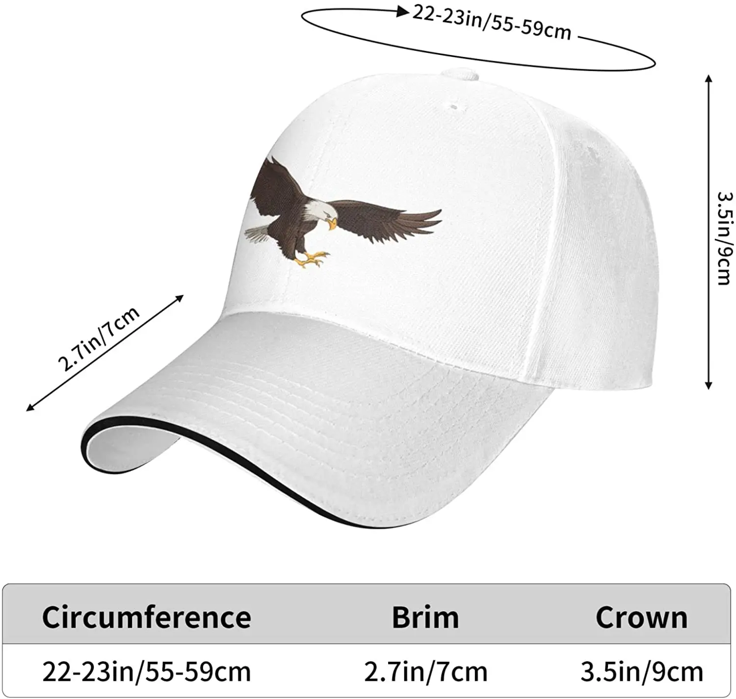 Eagle Baseball Cap Trucker Hat Sun Caps Outdoor Sports Hats