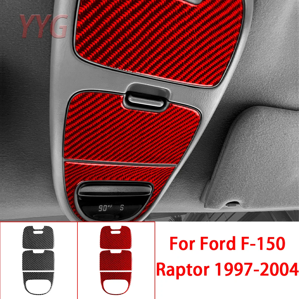

For Ford F-150 Raptor 1997-2004 Roof Storage Box Digital Display Temperature Panel Car Interior Accessories Decorative Stickers