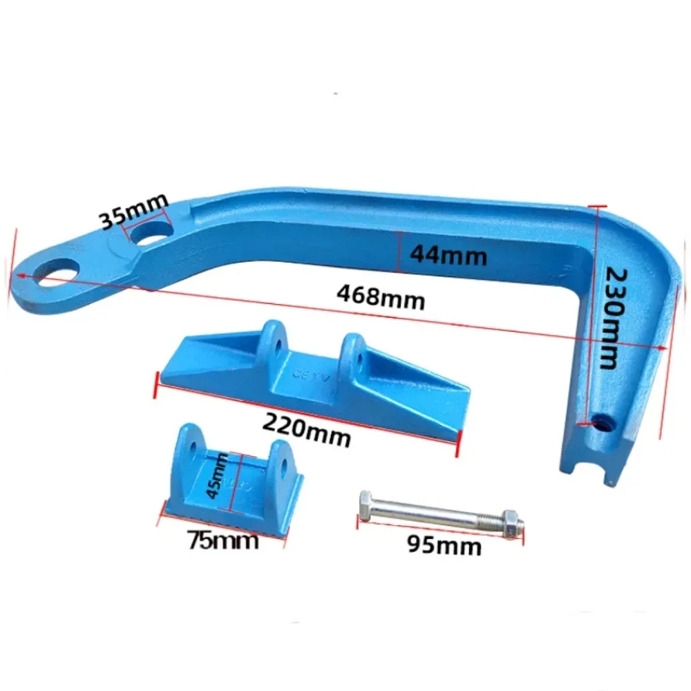 Automotive Repair Processing Kit Frame Support Clamp & Towing Hook Assembly