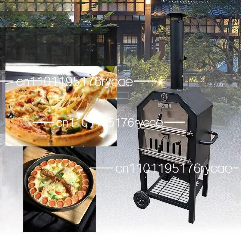 Outdoor Thickened American Camping Carbon Oven Large Pizza Oven Household Outdoor Multifunctional
