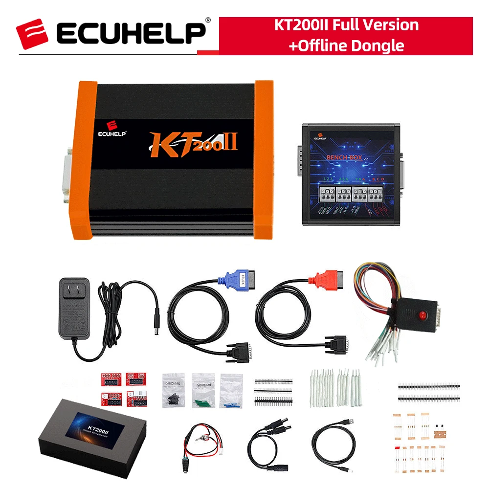 

ECUHELP KT200II KT200 Gen2 Full Version ECU Programmer with Offline Workstation for Car Truck Motorbike Tractor Boat