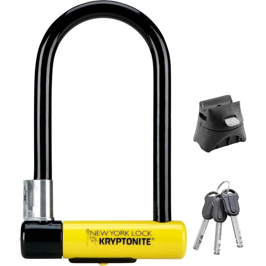 New York Standard Heavy Duty U-Lock, 16mm Anti-Theft Bike Lock