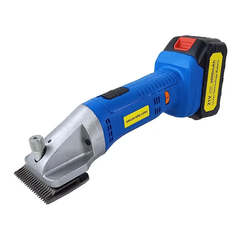 Cordless Sheep Clipper Lithium Battery 21V Wool Shears 25mm Cutting Capacity Brushless Motor Garden Pruning Right-Handed Steel