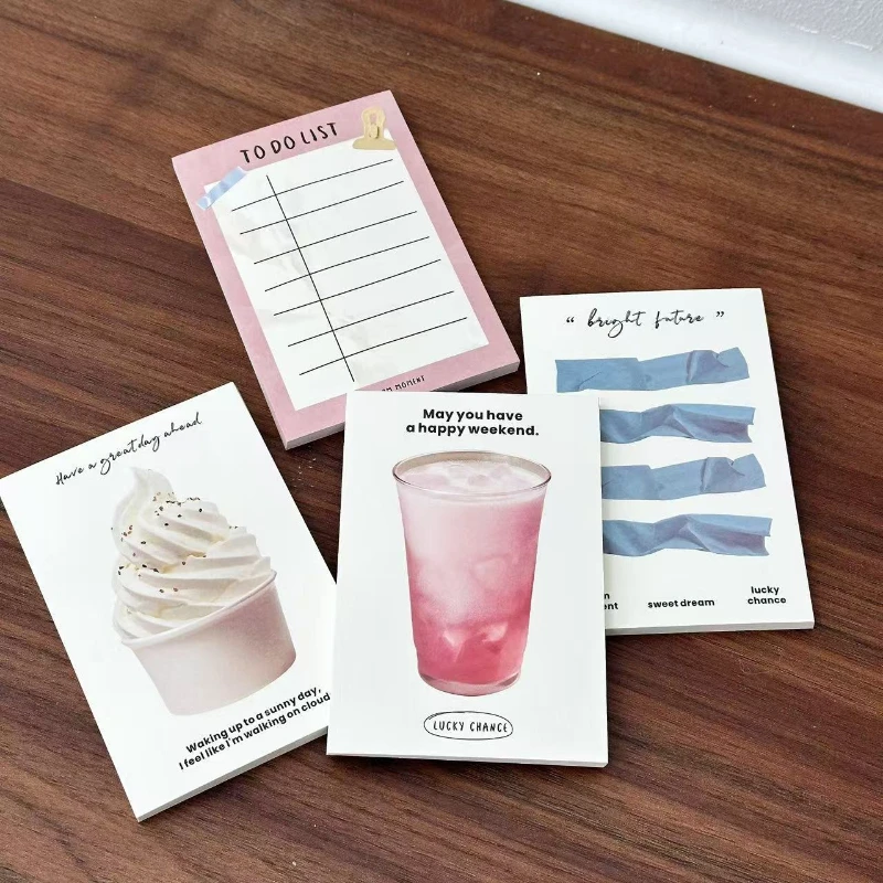 

Gift Office School Supplies High Looking Simple Korean Style Weekend Vacation Version Message Study Memo Pad Paper Life Mate