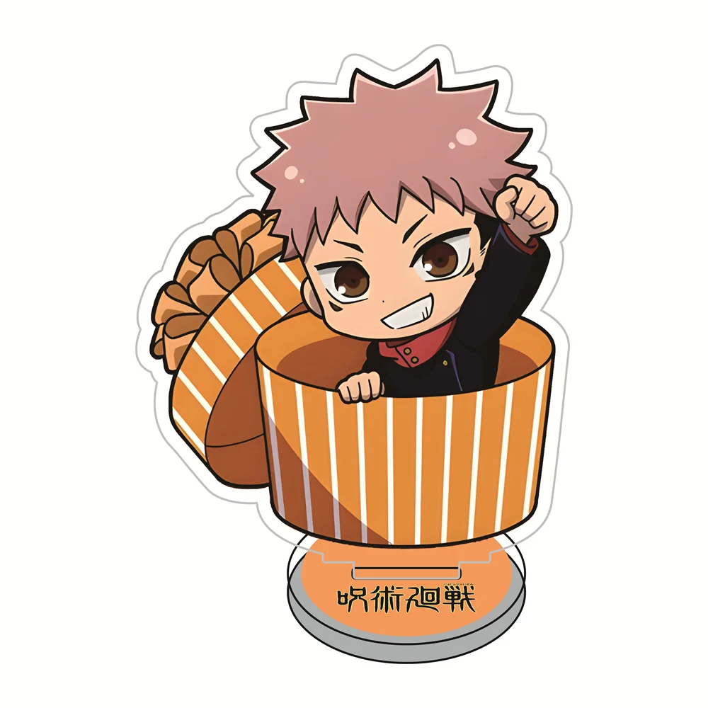 Jujutsu Kaisen Gift Box Version 10cm Acrylic Stand Figures Keychain Anime Collectible Merchandise Desktop Decoration Fan Gift