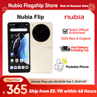 ZTE Nubia Flip Smartphone 5G Snapdragon 7 Gen 1 6.9 120Hz Display 33W Fast Charging 50MP Camera 12GB + 512GB Global Version Foldable Phone