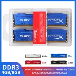 DDR3 RAM 8 Go 4 Go Memoria 2x4 Go (2x8 Go) Kit 1866MHz 1600MHz 1333MHz Bureau RAM PC3-12800 14900 1.5V DIMM KampPin DDR3 PC Memory