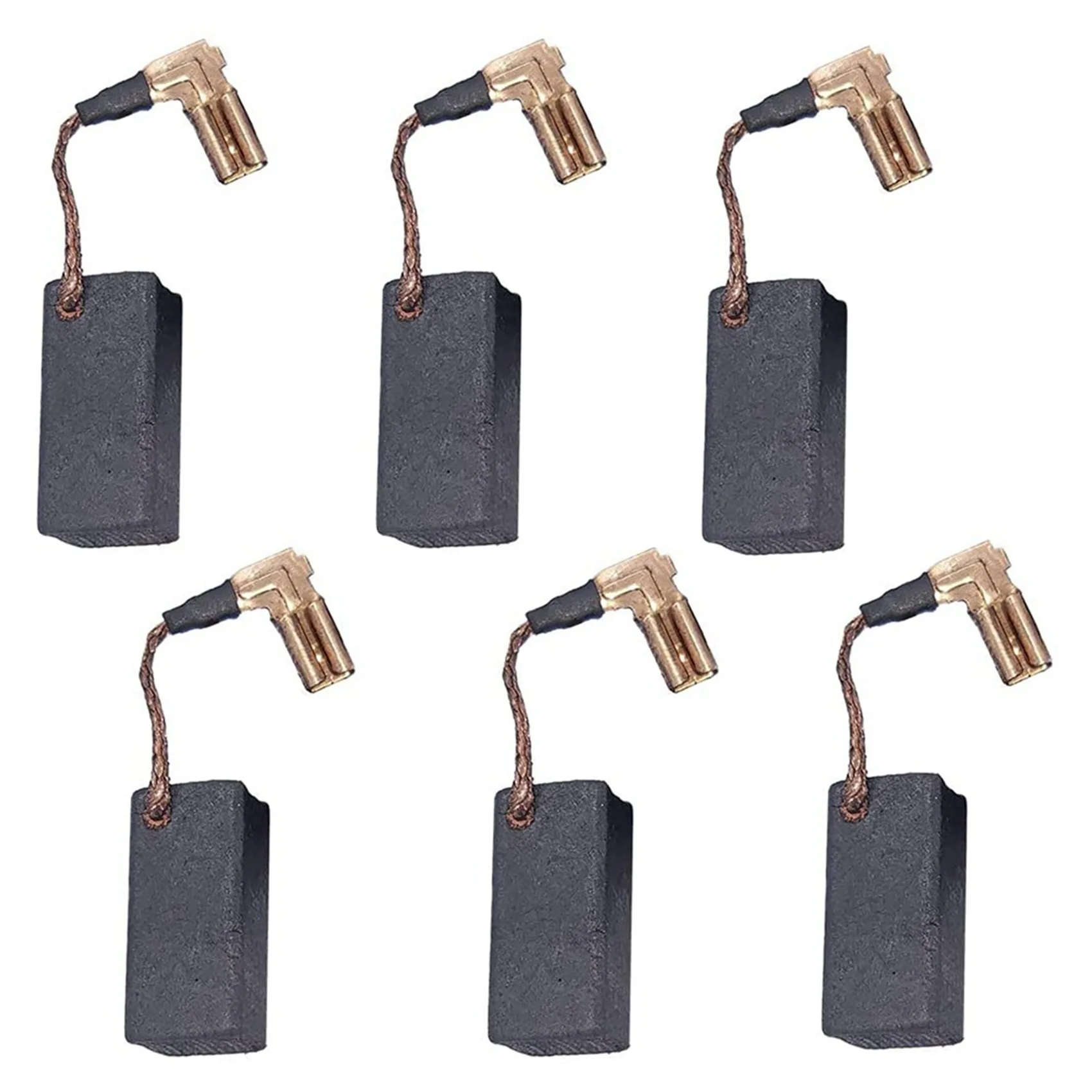 

6 шт. N097696 Сменные угольные щетки для Dewt DWE4011, DWE4120, DWE4012, DWE4100, DWE4887 и DWE4120N-AT30