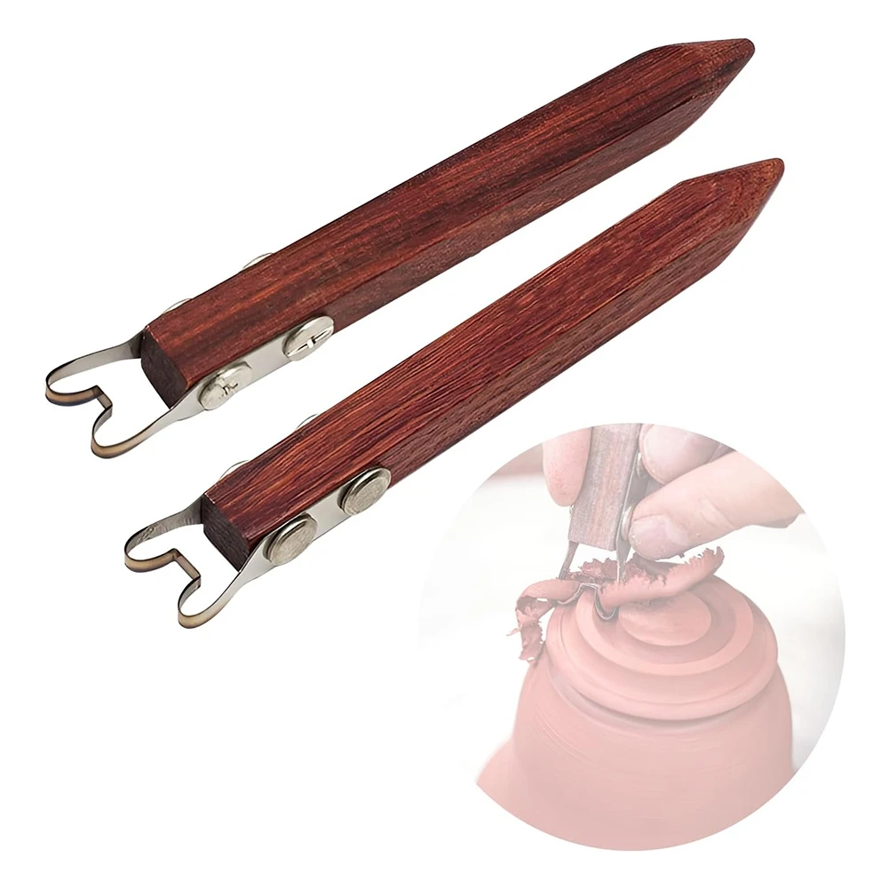 ABXHH 陶器フットシェイパー、工芸品モデル作成陶器トリミング彫刻ツール DIY 彫刻陶器ツール底整形