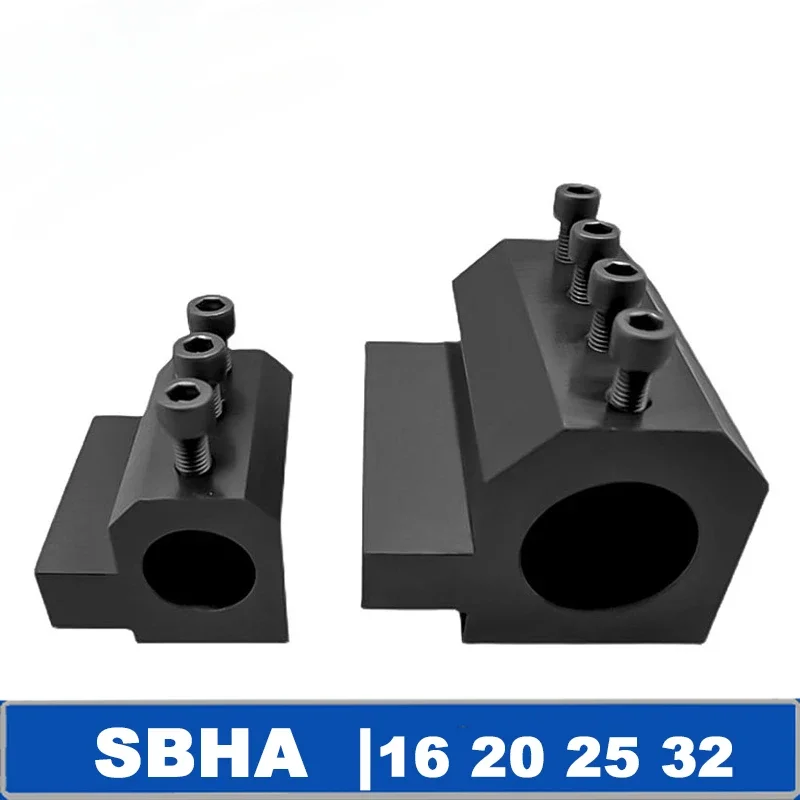 Sbha-cnc Torno Suporte de Ferramenta Auxiliar u Perfuração Diâmetro Variável Manga Furo Interno Boring 16 20 25 32 40