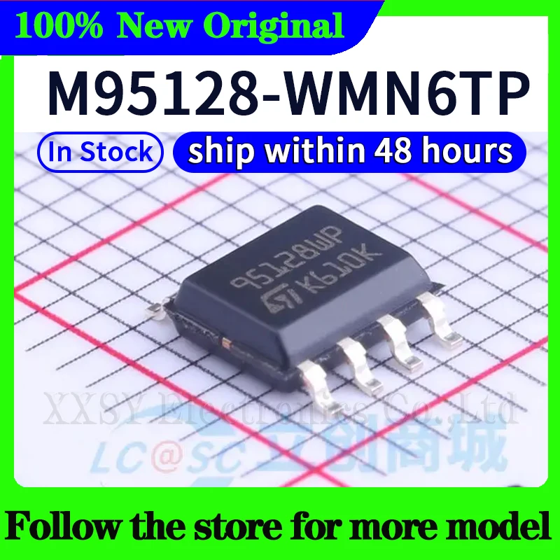 (5 قطعة) M95128-WMN6TP 95128WP متوفر في المخزون 48 ساعة