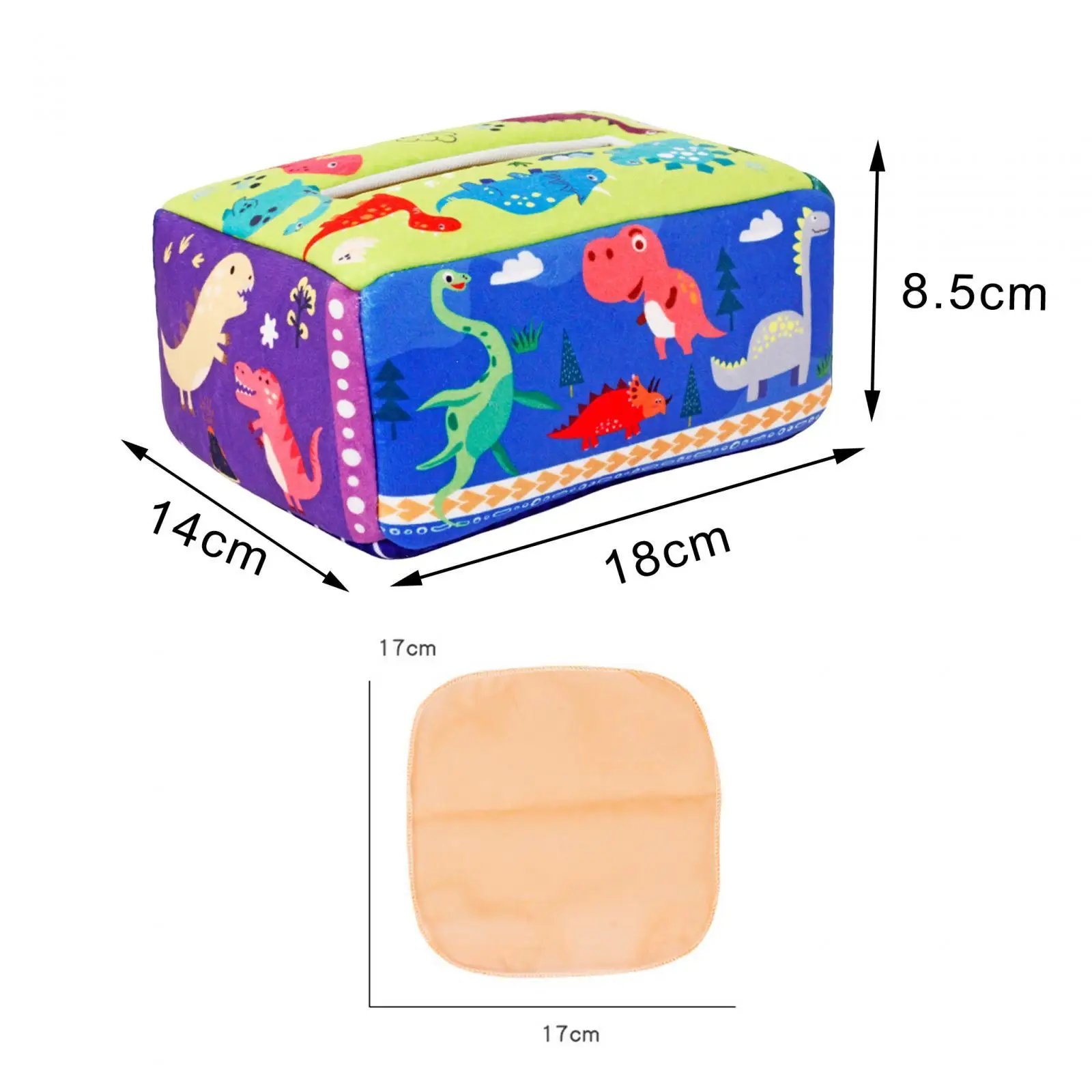 Baby Tissue Box Sensorische Speelgoed Voor Kinderen 6-12 Maanden Baby Verjaardagscadeaus