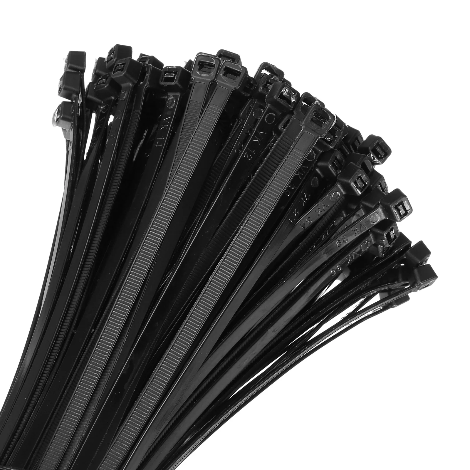 200/250/400Pcs Nylon Cable Zip Ties Self-Locking Cord Tie Straps Fastening Loop 8mm 53 Lbs Cable Tie Wraps for Cord Management