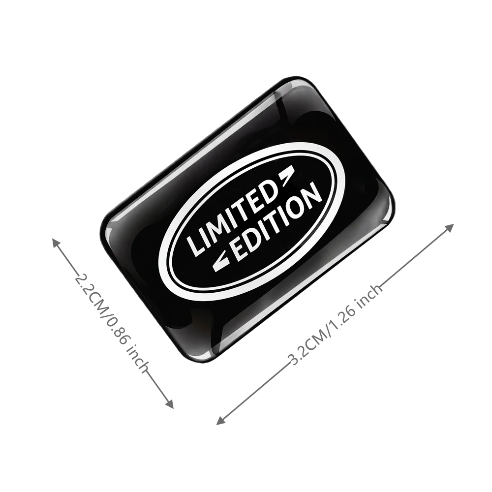 Car Stickers Limited Edition Emblem Decals Automotive Badge Accessories for All Vehicles Car Motorcycle Helmet Mobile Phone
