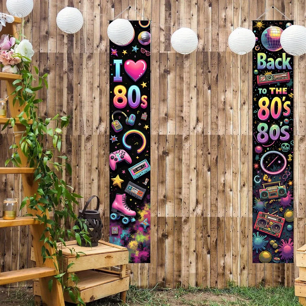Two retro 80s game-themed part - đánh giá và giá Retro Gaming Banner