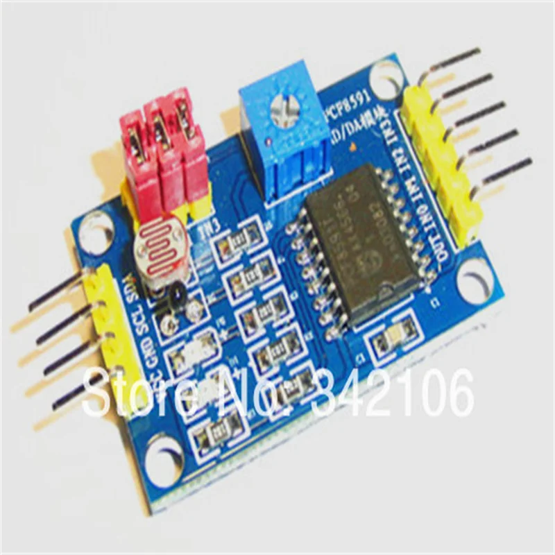PCF8591 Single-Chip Multi-Channel AD Converter Module - Digital-to-Analog Converter for Electronic Projects