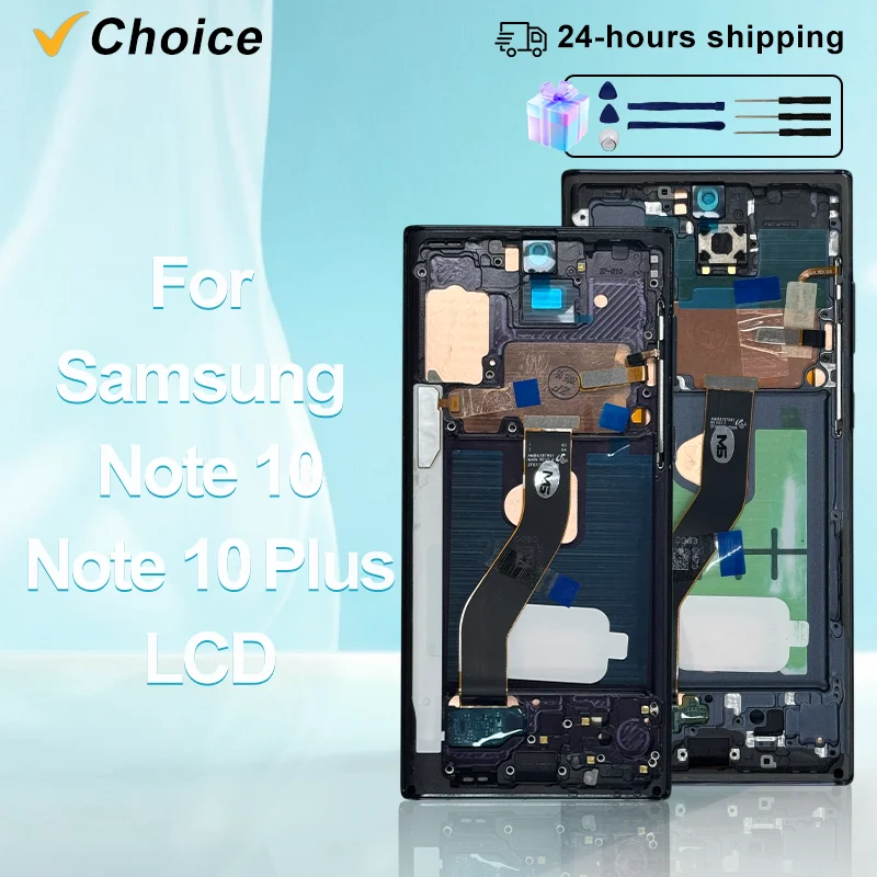 IPS For Samsung Galaxy Note 10 LCD SM-N970F SM-N970U Display Touch Screen For Galaxy Note10 Plus Display SM-N975F Replacement