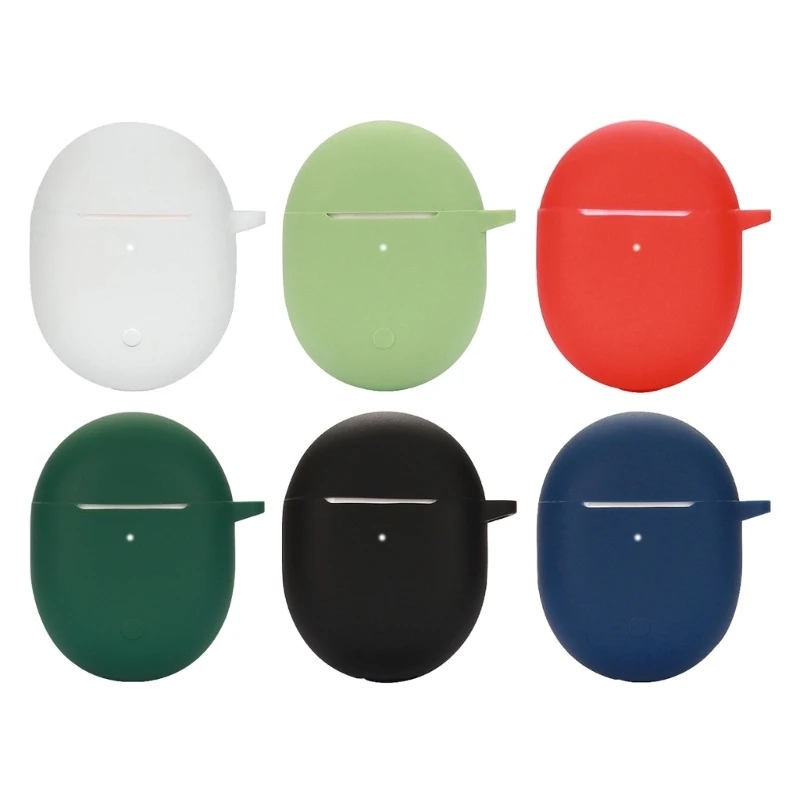 Scratchproof Carrying Case Shockproof Skin for Redmi Buds 3 Headphone Dustproof Soft Housing Washable Silicone Sleeve