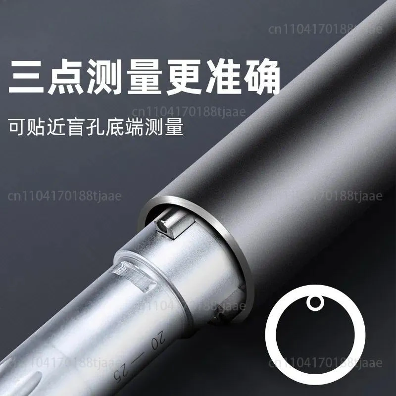 Three-jaw Inner Diameter Micrometer Three-point Internal Measuring Micrometer High-precision Grip Inner Hole Measuring