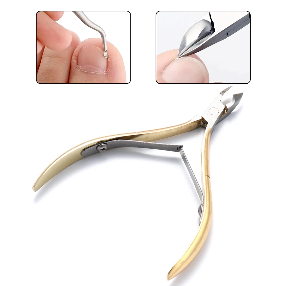 Stainless Steel Nail Scissors Exfoliating Pliers Oblique Pedicure Dead Skin Clippers Foot Trimming Manicure Accessories