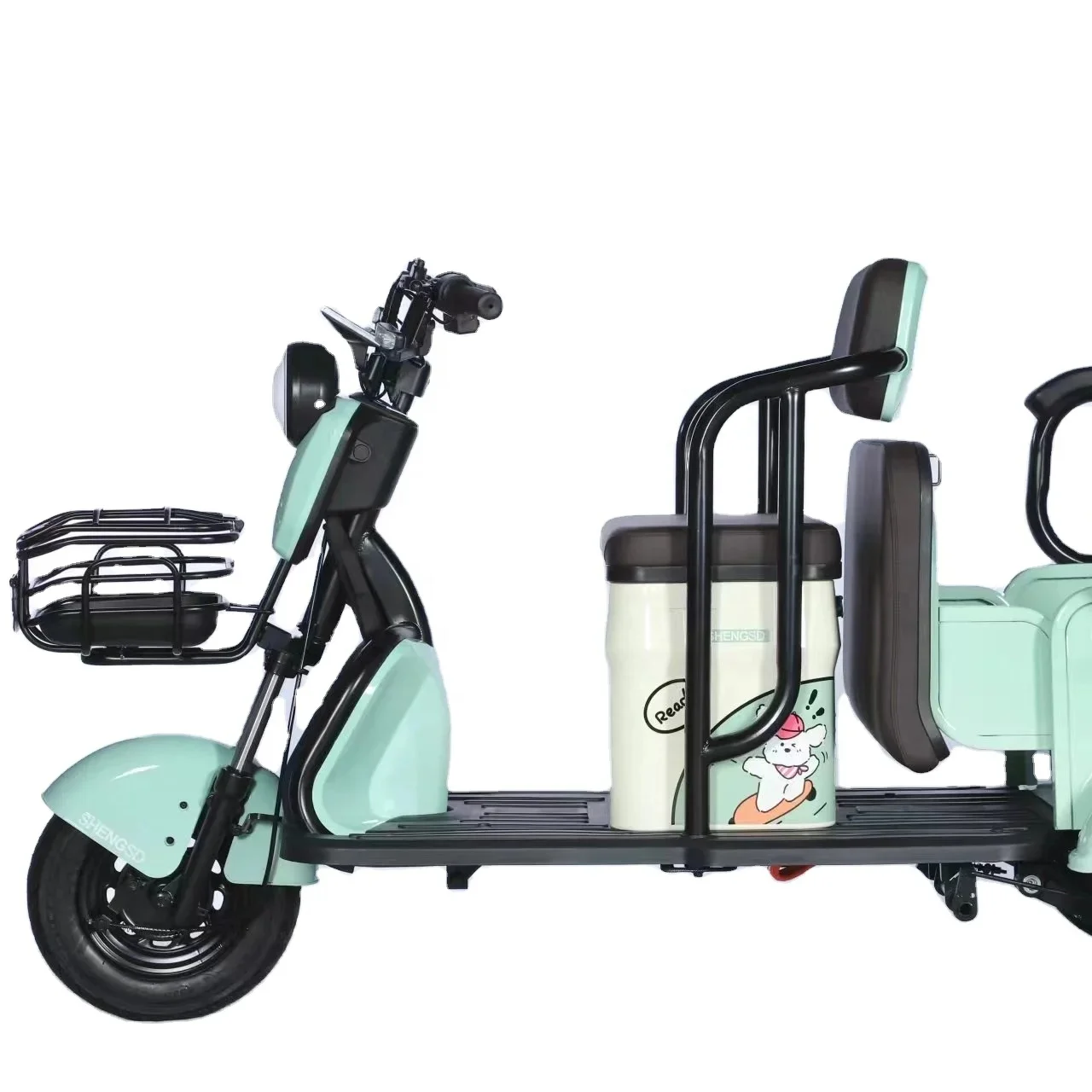 

Wholesale Passenger Trike Small Leisure Electric Tricycle for Elderly Mobility Scooter with Foldable Seat