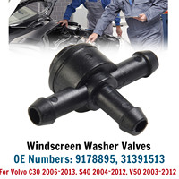 Car Windscreen Washer Valves 9178895, 31391513 Fit For Volvo C30 06~13 S40 04~12 V50 03~12 Sprinkler Pipe Connector Wiper Nozzle